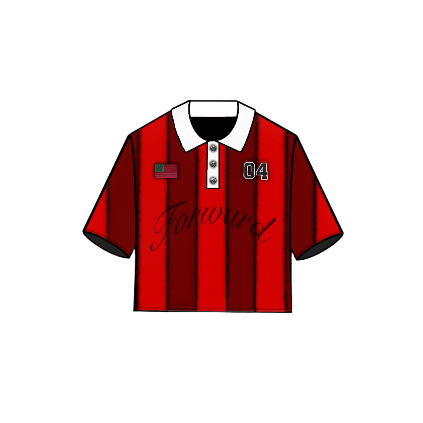 Boxy-Fit “Forward” Polo